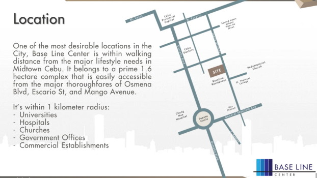Baseline location map