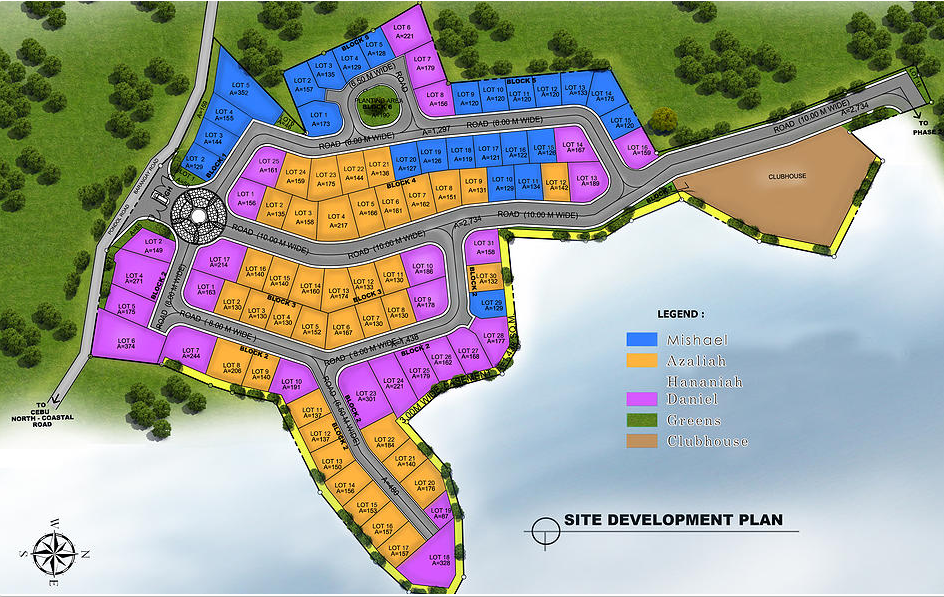 Vista de Bahia map colored