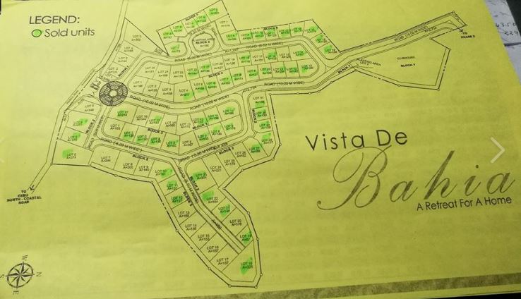Vista de Bahia map march 2019