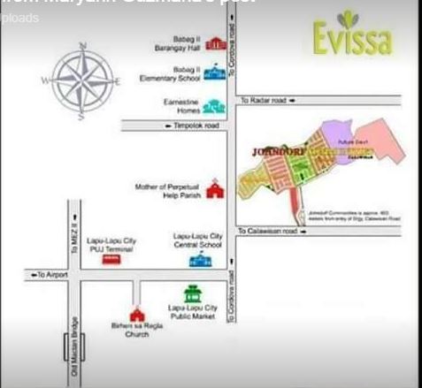 Evissa vicinity map