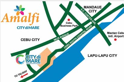Amalfi City de Mari location