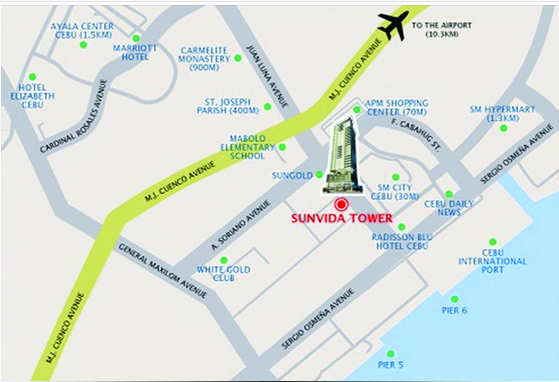 Sunvida location map