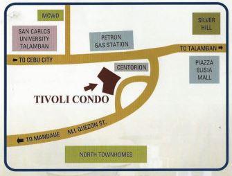 Trivoli location map