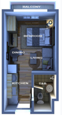 sUNVIDA STUDIO WITH BALCONY