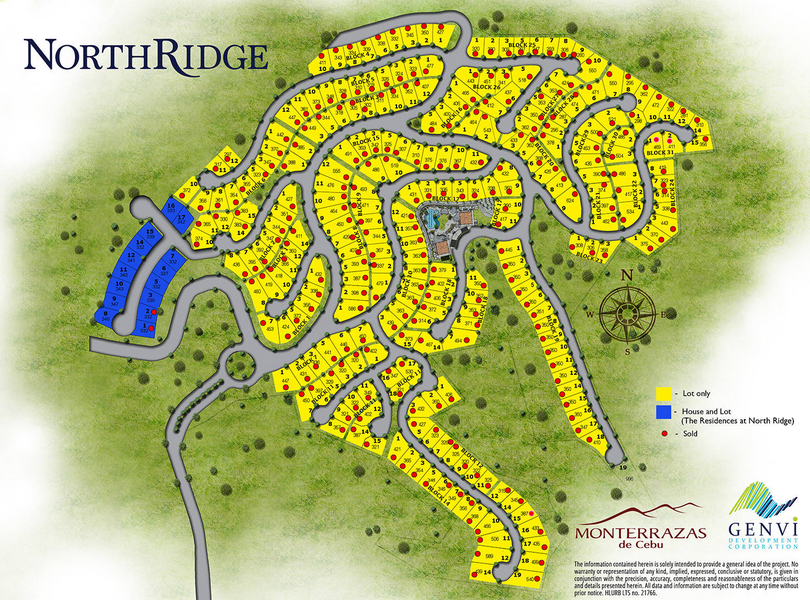 Monterazas The Northridge map 2015