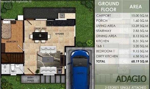 Modena Town Square Adagio floor plan 1