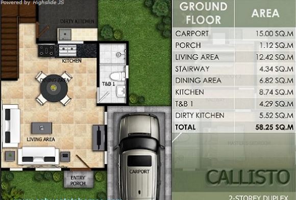 Modena Town Square callisto floor plan 1