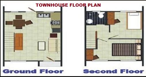 San Jose Maria Village Toledo townhouse floor plan