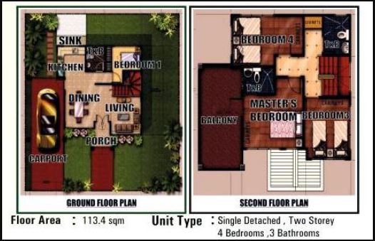 San Jose Maria village Toledo Winchester floor plan