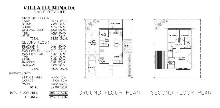 Villa Iluminada mactan floor plan 1