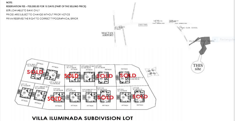 Villa Iluminada map jan. 2019