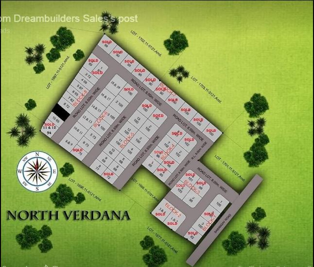 North Verdana map june 2019