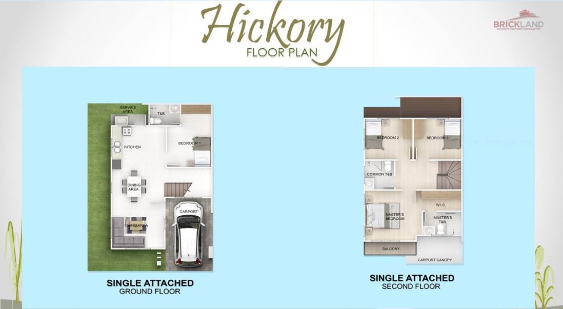 Woodway Townhomes 2 Hickory floor plan