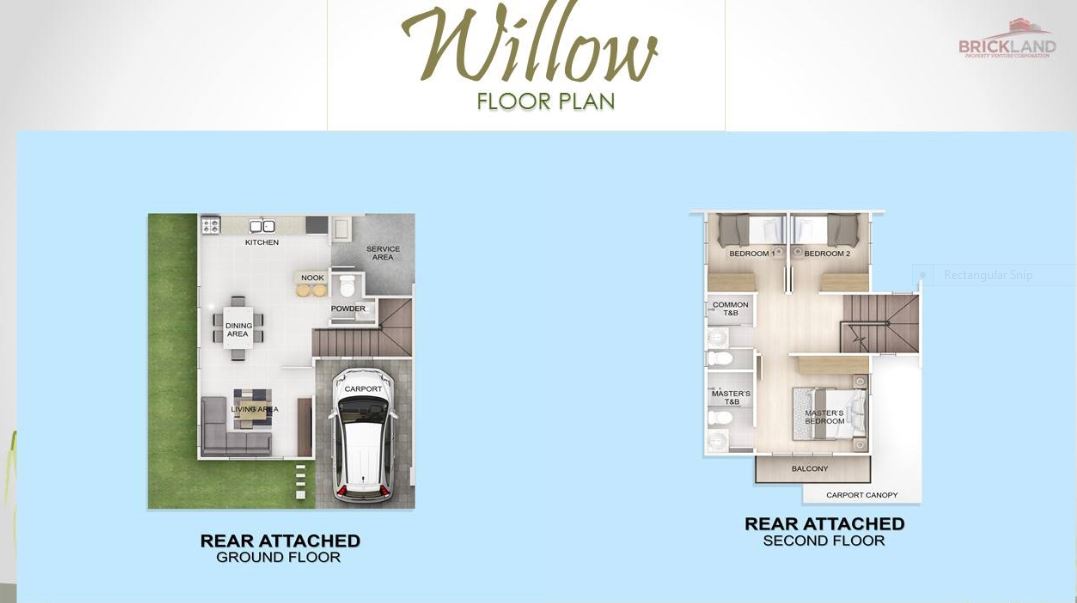 woodway Townhomes 2 Willow floor plan