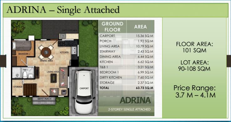 Modena Liloan Adrina floor plan 1