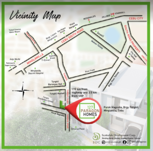 127 Paragon Homes vicinity map