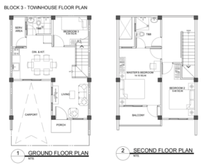 Alleyna Duplex floor plan