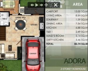 Modena Town Square Adora floor plan 1