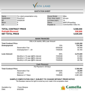 Camella Riverfront comp. june 2026