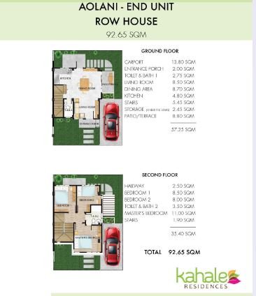 Kahale floor plan 1