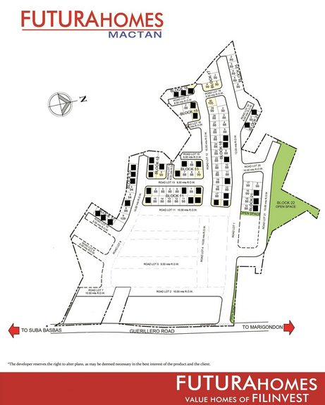 Futura subdivision map mew