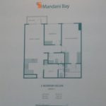 Mandani Bay 2 bedrooms floor plan